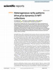 Research paper thumbnail of Heterogeneous rarity patterns drive price dynamics in NFT collections