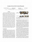 Research paper thumbnail of Learning to Select and Order Vacation Photographs