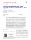 Research paper thumbnail of Chemoprevention of prostate cancer: Natural compounds, antiandrogens, and antioxidants - In vivo evidence