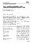 Research paper thumbnail of Synthesis and biological evaluation of novel coumarin-chalcone derivatives containing urea moiety as potential anticancer agents