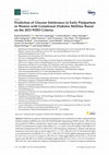 Research paper thumbnail of Prediction of Glucose Intolerance in Early Postpartum in Women with Gestational Diabetes Mellitus Based on the 2013 WHO Criteria