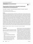 Research paper thumbnail of Characterization of the key aroma compounds in tomato pastes as affected by hot and cold break process