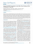 Research paper thumbnail of Histone H3 K4/9/27 Trimethylation Levels Affect Wound Healing and Stem Cell Dynamics in Adult Skin