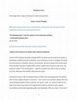 Research paper thumbnail of “The Revolving Door”: From the Asylum to the Community and Back  – Community Psychiatry Part I