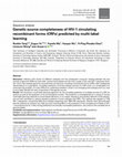 Research paper thumbnail of Genetic source completeness of HIV-1 circulating recombinant forms (CRFs) predicted by multi-label learning