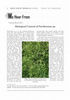 Research paper thumbnail of Biological Control of Parthenium sp.