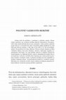 Research paper thumbnail of Politinė Vaizduotės Reikšmė