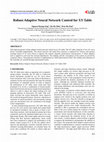 Research paper thumbnail of Robust Adaptive Neural Network Control for XY Table