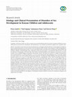 Research paper thumbnail of Etiology and Clinical Presentation of Disorders of Sex Development in Kenyan Children and Adolescents