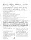 Research paper thumbnail of Mutations in the X-linked ATP6AP2 cause a glycosylation disorder with autophagic defects