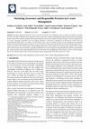 Research paper thumbnail of Nurturing Awareness and Responsible Practices in E-waste Management