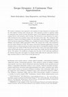 Research paper thumbnail of Escape Dynamics: A Continuous Time Approximation