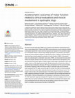 Research paper thumbnail of Accelerometric outcomes of motor function related to clinical evaluations and muscle involvement in dystrophic dogs