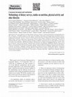 Research paper thumbnail of Methodology of dietary surveys, studies on nutrition, physical activity and other lifestyles