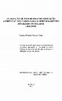 Research paper thumbnail of Avaliação de Programas de Educação Ambiental Voltados para Gestão de Resíduos Sólidos em Escolas Municipais de Pinhais/PR