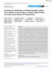 Research paper thumbnail of Examining the distribution of Middle Paleolithic Nubian cores relative to chert quality in southern (Nejd, Dhofar) and south-central (Duqm, Al Wusta) Oman