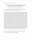 Research paper thumbnail of Amistad entre machos adultos de monos aulladores negros y dorados