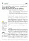 Research paper thumbnail of Selective Functional Movement Assessment (SFMA) Reliability and Proposal of Its Use in Sports