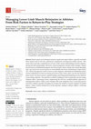 Research paper thumbnail of Managing Lower Limb Muscle Reinjuries in Athletes: From Risk Factors to Return-to-Play Strategies