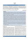 Research paper thumbnail of Development of Mungbean Genotypes for Shattering Tolerance and Correlation Analysis with Biochemical and Morphological Factors Governing Pre Harvest Sprouting