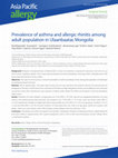 Research paper thumbnail of Prevalence of Asthma and Allergic Rhinitis Among School Children of Karachi, Pakistan, 2007