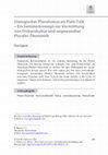 Research paper thumbnail of Dialogischer Pluralismus als Polit-Talk – Ein Seminarkonzept zur Vermittlung von Diskurskultur und angewandter Pluraler Ökonomik