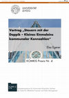 Research paper thumbnail of Vortrag „Steuern mit der Doppik – Kleines Einmaleins kommunaler Kennzahlen“