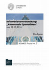 Research paper thumbnail of Informationsveranstaltung: „Kommunale Sportstätten“: vom 28.10.2016