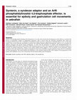 Research paper thumbnail of Syntenin, a syndecan adaptor and an Arf6 phosphatidylinositol 4,5-bisphosphate effector, is essential for epiboly and gastrulation cell movements in zebrafish