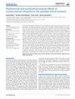 Research paper thumbnail of Psychosocial and Psychophysiological Effects of Human-Animal Interactions: The Possible Role of Oxytocin