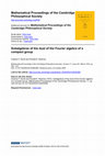 Research paper thumbnail of Subalgebras of the dual of the Fourier algebra of a compact group