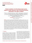 Research paper thumbnail of Climatic variability in the Sine-Saloum basin and its impacts on water resources: case of the Sob and Diohine watersheds in the region of Niakhar