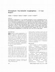 Research paper thumbnail of Desmoplastic Non-Infantile Ganglioglioma - A Case Report