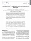 Research paper thumbnail of Pharmacoeconomy: an indispensable tool for the rationalization of health costs