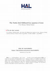 Research paper thumbnail of The Noble-Abel Stiffened-Gas equation of state