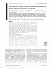 Research paper thumbnail of The influence of vitamin A status on iron-deficiency anaemia in anaemic adolescent schoolgirls in Myanmar