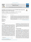 Research paper thumbnail of Printability and microstructure of the CoCrFeMnNi high-entropy alloy fabricated by laser powder bed fusion