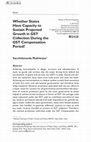 Research paper thumbnail of Whether States Have Capacity to Sustain Projected Growth in GST Collection During the GST Compensation Period?