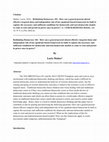 Research paper thumbnail of Rethinking Democracy 101:  How can a general present-absent effective targeted chaos and independent rule of law quadrant-based framework be built to capture the necessary and sufficient conditions for democratic and non-democratic models to come to exist and persist in power once in power?