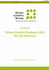 Research paper thumbnail of Grünbuch Citizen Science Strategie 2020 für Deutschland