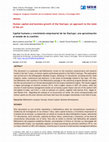 Research paper thumbnail of Capital humano y crecimiento empresarial de las Startups: una aproximación al estado de la cuestión