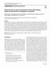 Research paper thumbnail of Enhanced selective capture of phosphomonoester lipids enabling highly sensitive detection of sphingosine 1-phosphate