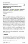 Research paper thumbnail of Shaking table test and numerical analyses of a full scale three-leaf masonry wall