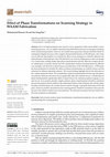 Research paper thumbnail of Effect of Phase Transformations on Scanning Strategy in WAAM Fabrication