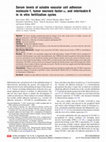 Research paper thumbnail of Serum levels of soluble vascular cell adhesion molecule-1, tumor necrosis factor-α, and interleukin-6 in in vitro fertilization cycles