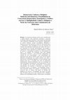 Research paper thumbnail of Democracia, Culturas e Religiões: Reflexões Introdutórias À Possibilidade Da Convivência Democrática, Participativa e Política Em Face À Multiplicidade Cultura e Religiosa a Partir Da Teoria Da Ação Comunicativa De Habermas