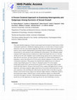 Research paper thumbnail of A Person-Centered Approach to Examining Heterogeneity and Subgroups Among Survivors of Sexual Assault