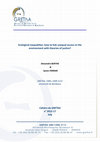 Research paper thumbnail of Ecological inequalities: how to link unequal access to the environment with theories of justice?