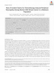 Research paper thumbnail of Risk of incident claims for chemotherapy-induced peripheral neuropathy among women with breast cancer in a Medicare population