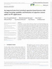 Research paper thumbnail of An improved nine‐level switched capacitor‐based inverter with voltage boosting capability and limitation of capacitor current spikes for PV applications